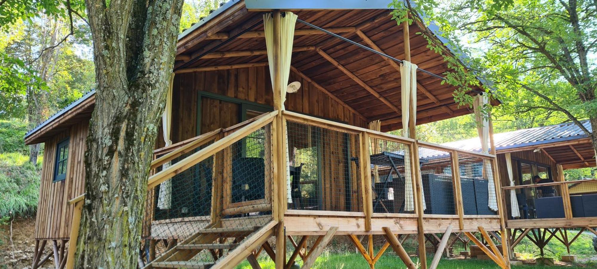 Camping Le Gallo Romain Barbieres ภายนอก รูปภาพ